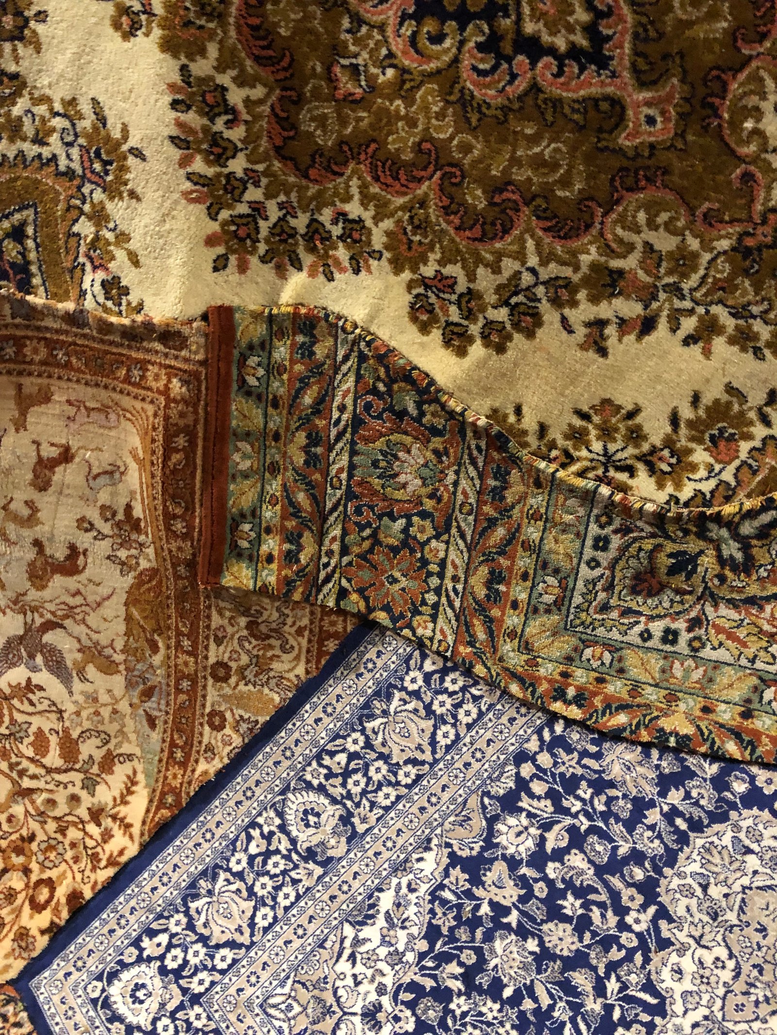 Texture Carpets of the Scenography made by Maria Ona for Alfred Garcia's Theaters Tour